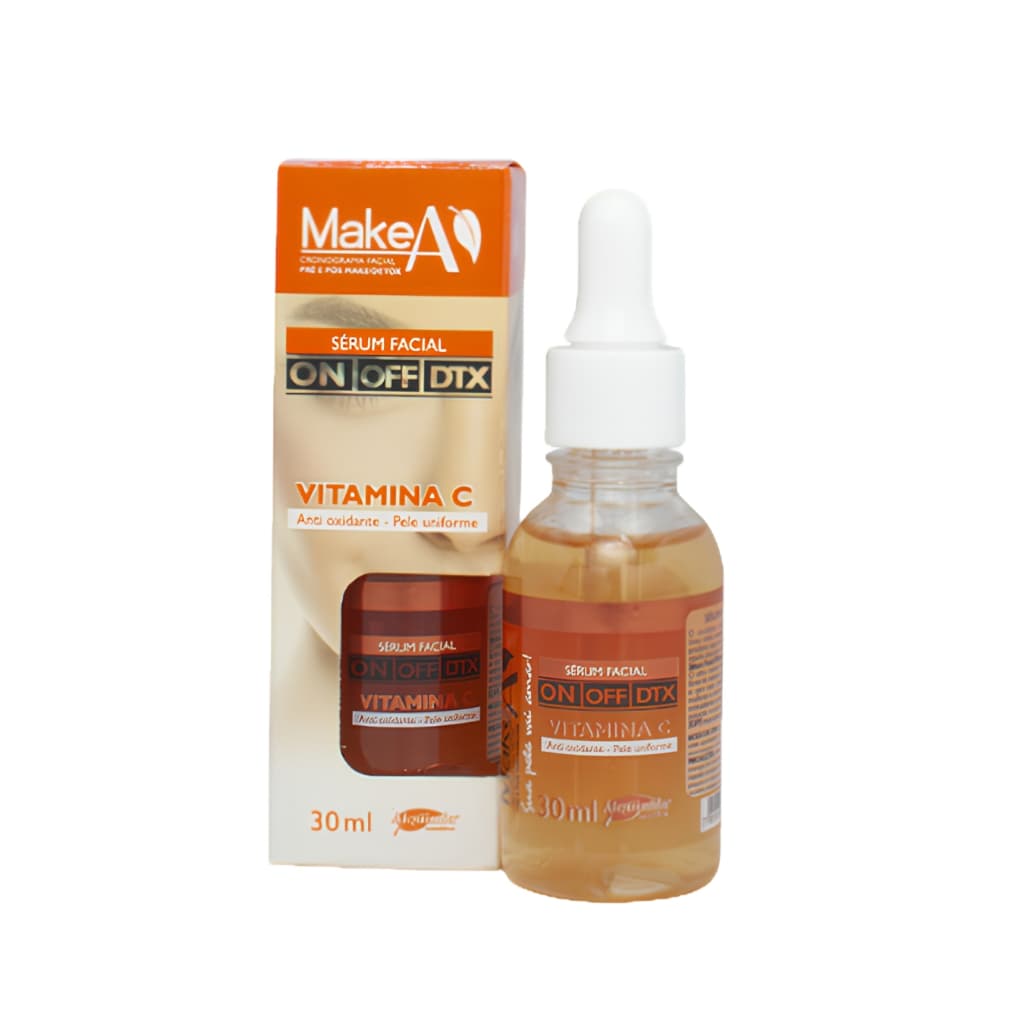 Sérum Facial Vitamina C Ácido Hialurônico Clareador Hidratante Antioxidante Anti Idade 30ml Alquimia Cosméticos