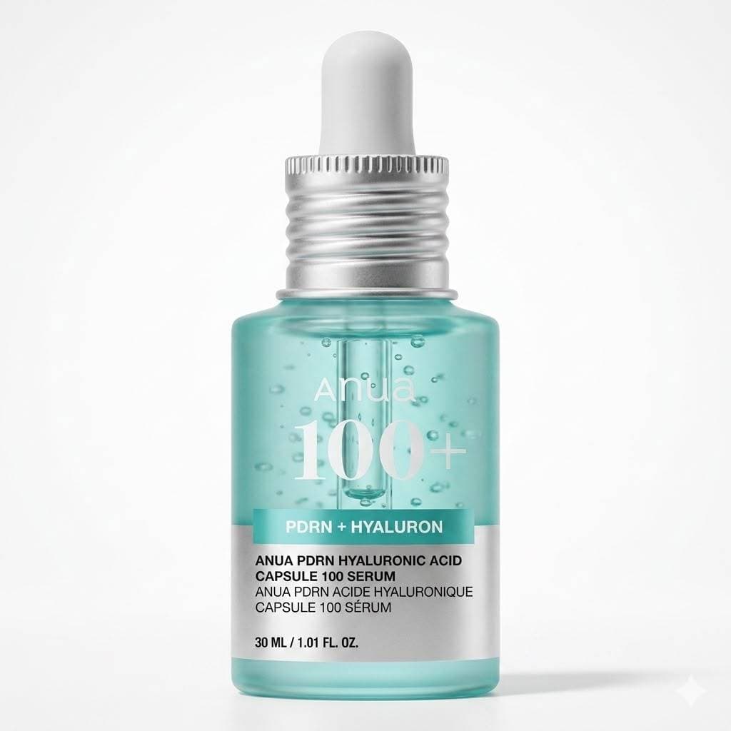 Sérum Facial Coreano Anua PDRN Hyaluronic 100+ Anti-idade Regenerador 30ml