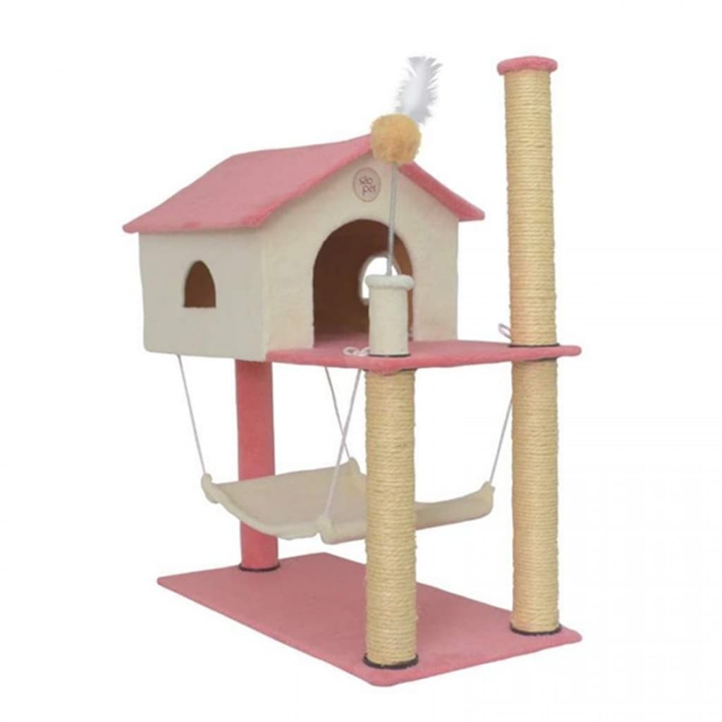 Arranhador E Casinha Para Gatos House Baby São Pet