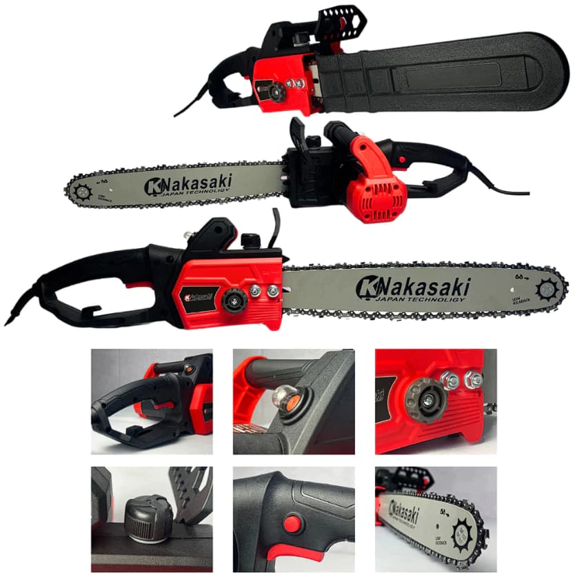 Motosserra Elétrica Muito Potente 2000w Sabre de 48CM Eletrosserra 16 Polegadas Mega Promoçã