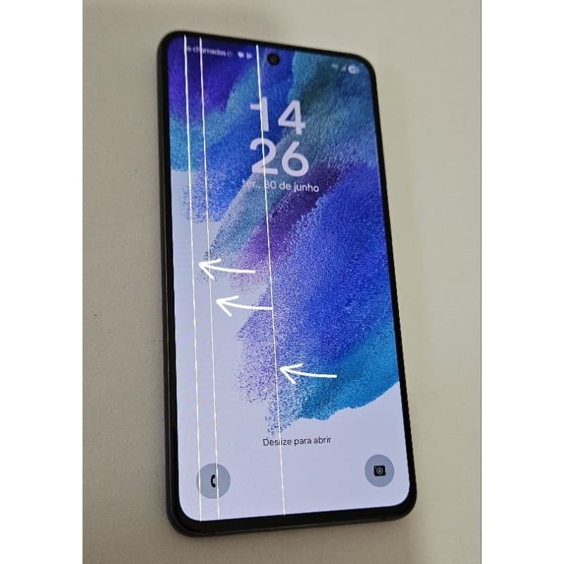 Samsung Galaxy S21 FE 128GB SM-G990B Usado (Com Linhas Verticais)