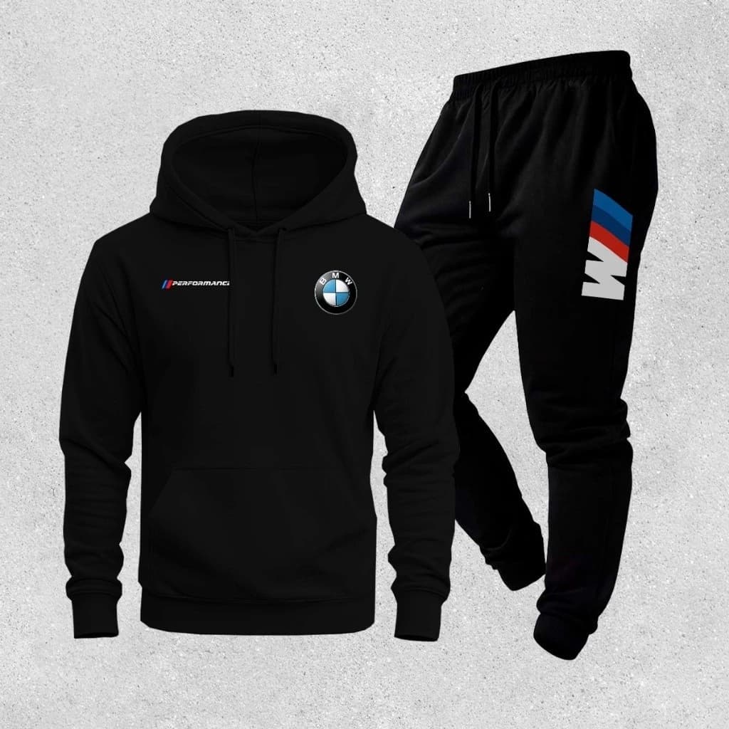Conjunto Moletom Masculino Capuz + Calça Jogger  Performance Casual Esportivo Inverno Confortável