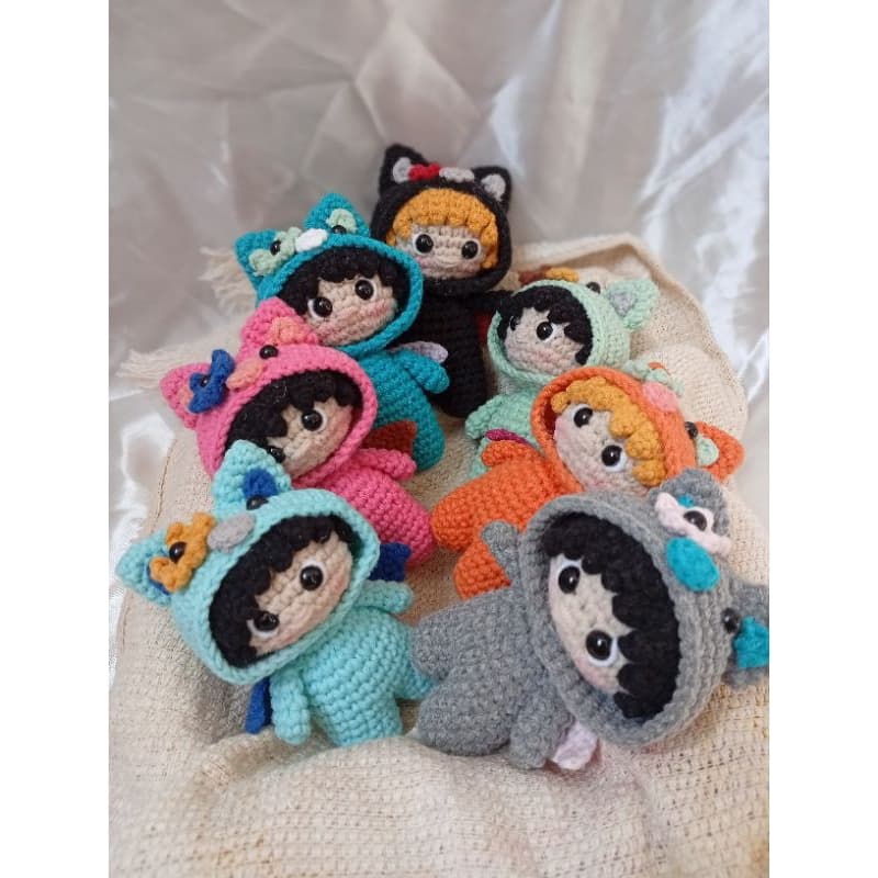 Amigurumi ENHYPEN em Crochê | Boneco K-pop Personalizado | Membro Avulso ou Kit 7