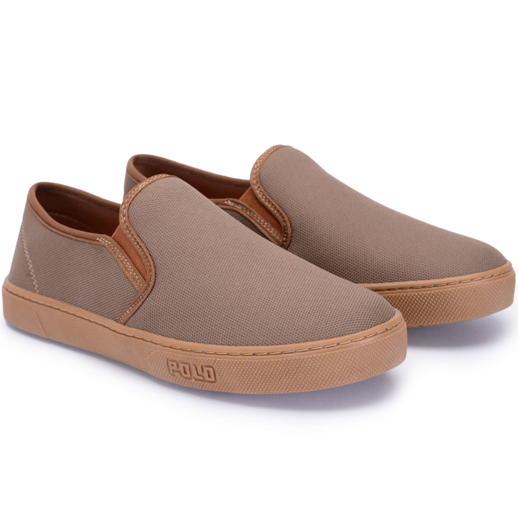 Calçado Casual Sapatênis Confortável Polo White