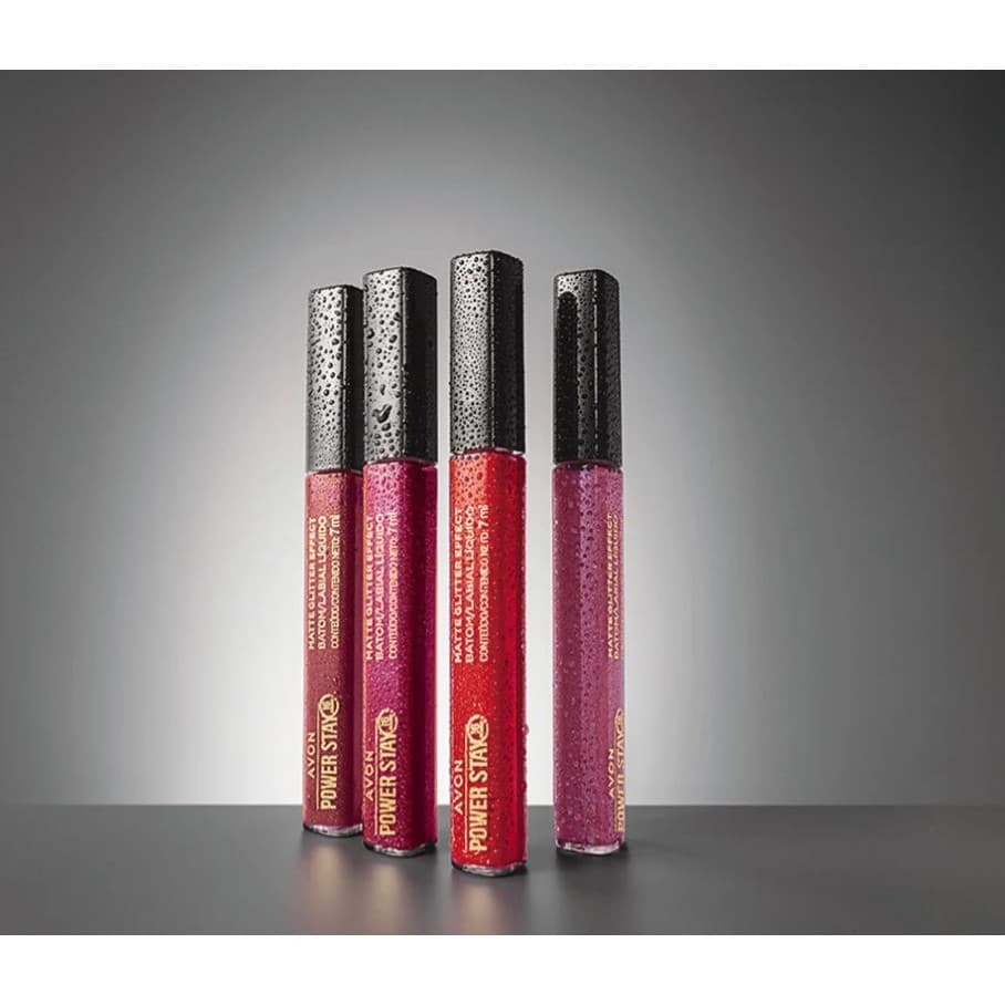 Avon Power Stay Batom Liquido Matte Glitter Effect 7ml