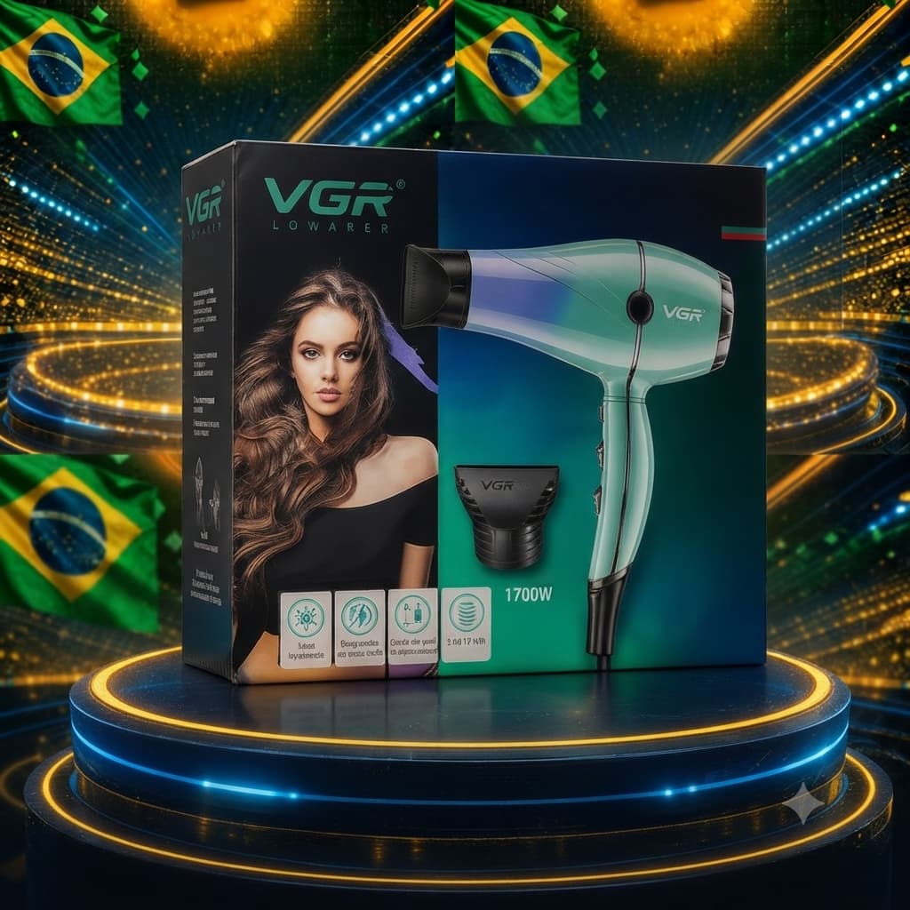 Secador De Cabelo Profissional VGR 1700W