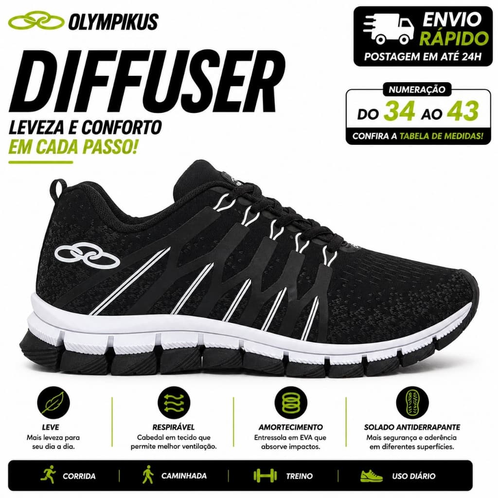 Tênis masculino e feminino esportivo academia caminhada treino dia a dia casual básico tenis feminino e masculino