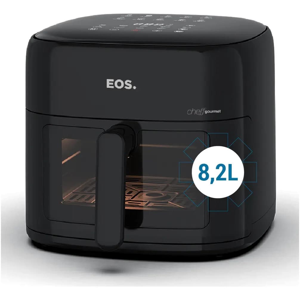 Air Fryer Eos 8,2L Digital Chef Gourmet Eaf80p Sem Óleo 127V