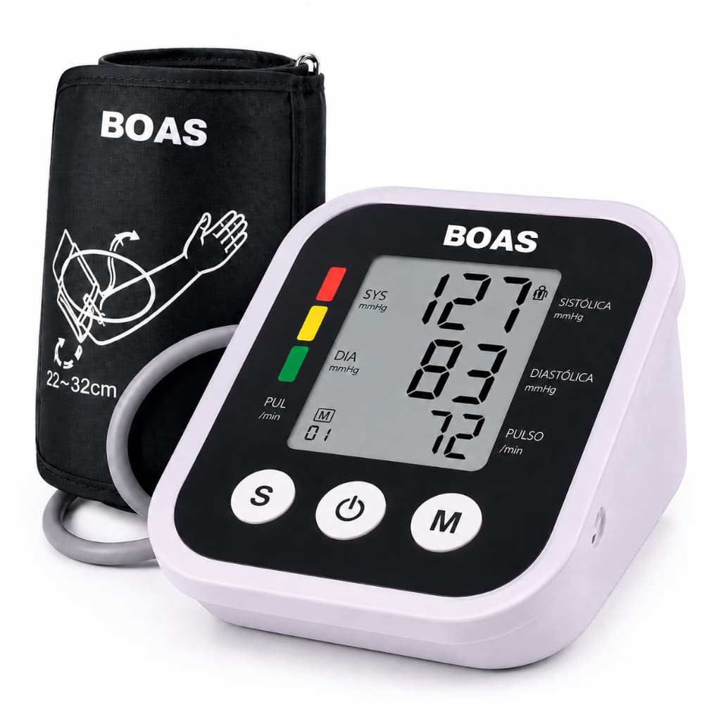 Aparelho Medidor De Pressão Arterial Digital De Braço Boas Automático