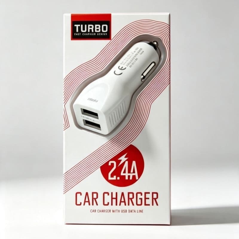🚗 Carregador Veicular Turbo 2.4A Duas Entradas USB – Carregamento Rápido e Seguro