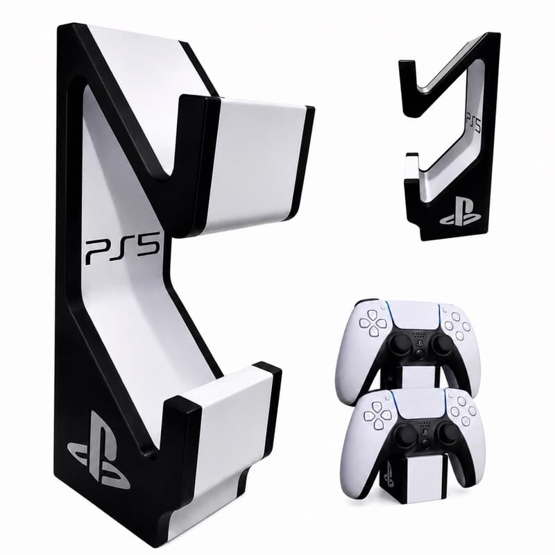 Suporte Gamer Porta Controle Videogame  PS5 - Design Moderno, Material Resistente