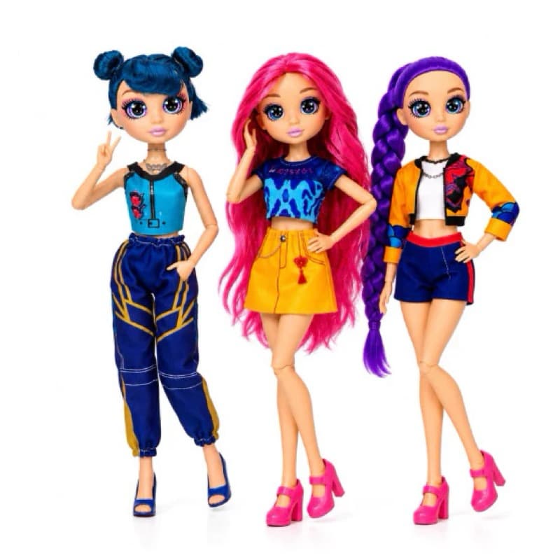 Boneca Guerreiras K-Pop Musical Demon Hunters | Boneca articulada, com acessorios | Rumi Mira Zoey Olhos Grandes