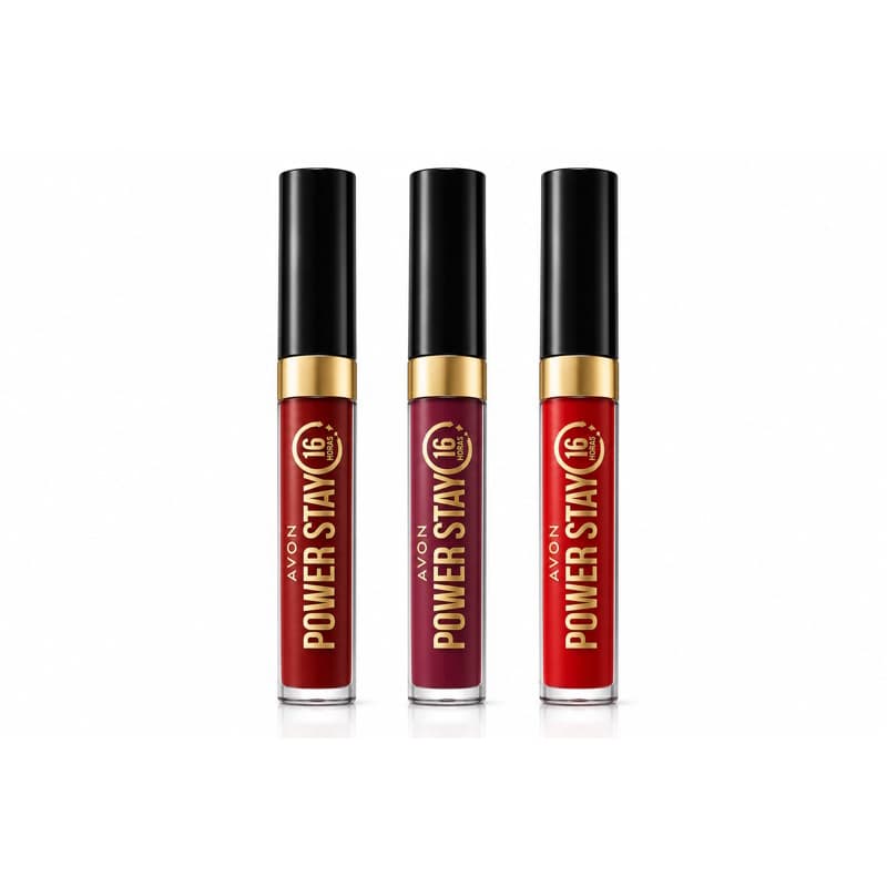 Batom Líquido Avon Power Stay Matte 16H | Batom Matte Longa Duração Alta Pigmentação