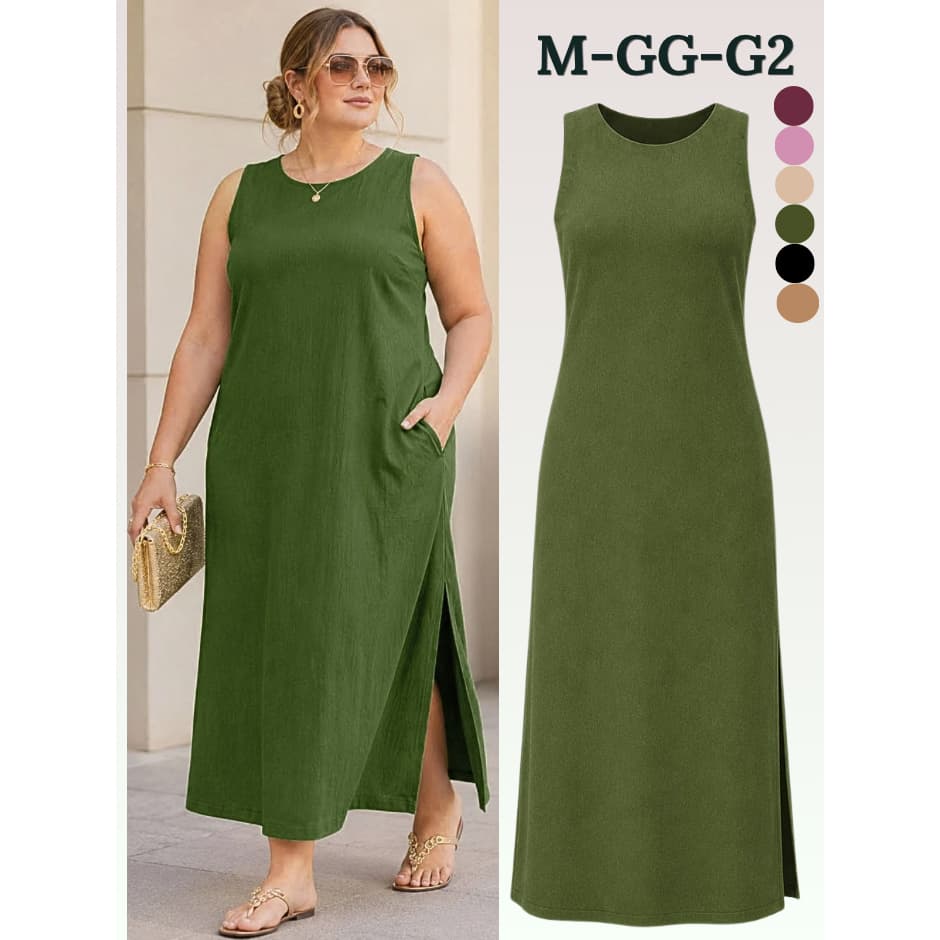 VESTIDO FEMININO PLUS SIZE MODA EVANGÉLICA VESTIDOS CONFORTÁVEL SOLTINHO VESTIDOS FEMININA ELEGANTE CAIMENTO CASUAL FINA