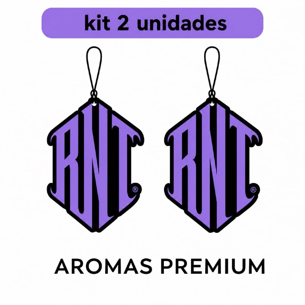 Aromatizante Cheirinho de Carro Longa Duração Kit Amadeirado e Baunilha RNT