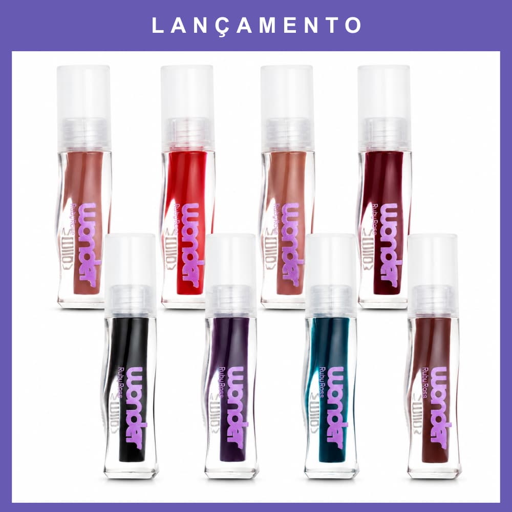 Lançamento Batom Liquido Matte Wild Wonder HBL6208 Ruby Rose - Efeito Blur