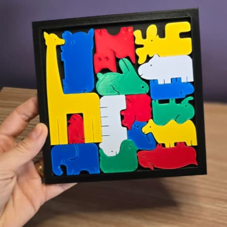 quebra-cabeça 3D, brinquedo educativo, brinquedo infantil, jogo de encaixe