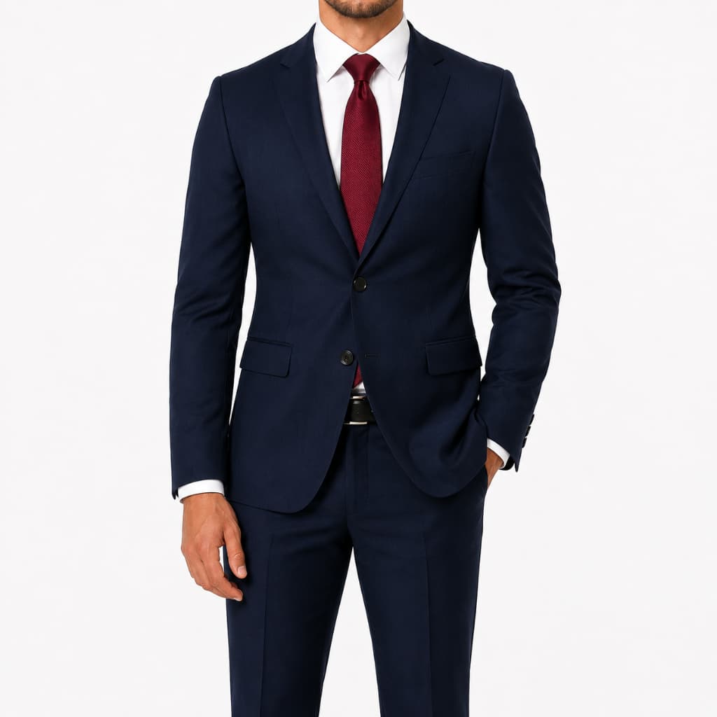 Terno Masculino Slim 2 Botões Social de Alfaiataria + Camisa Slim + Gravata Texturizada