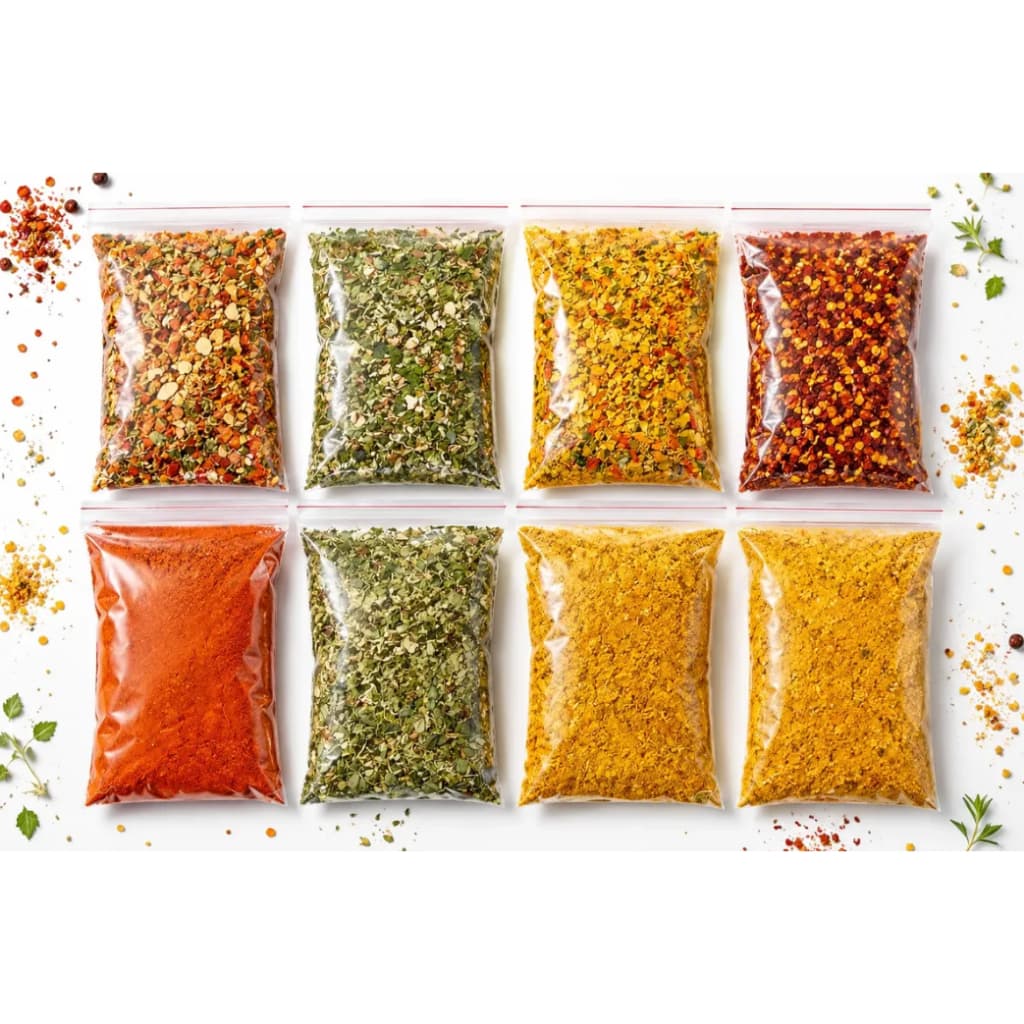 Kit 15 Temperos Variados Cozinha Páprica Caldos Orégano Alho Mix De Temperos