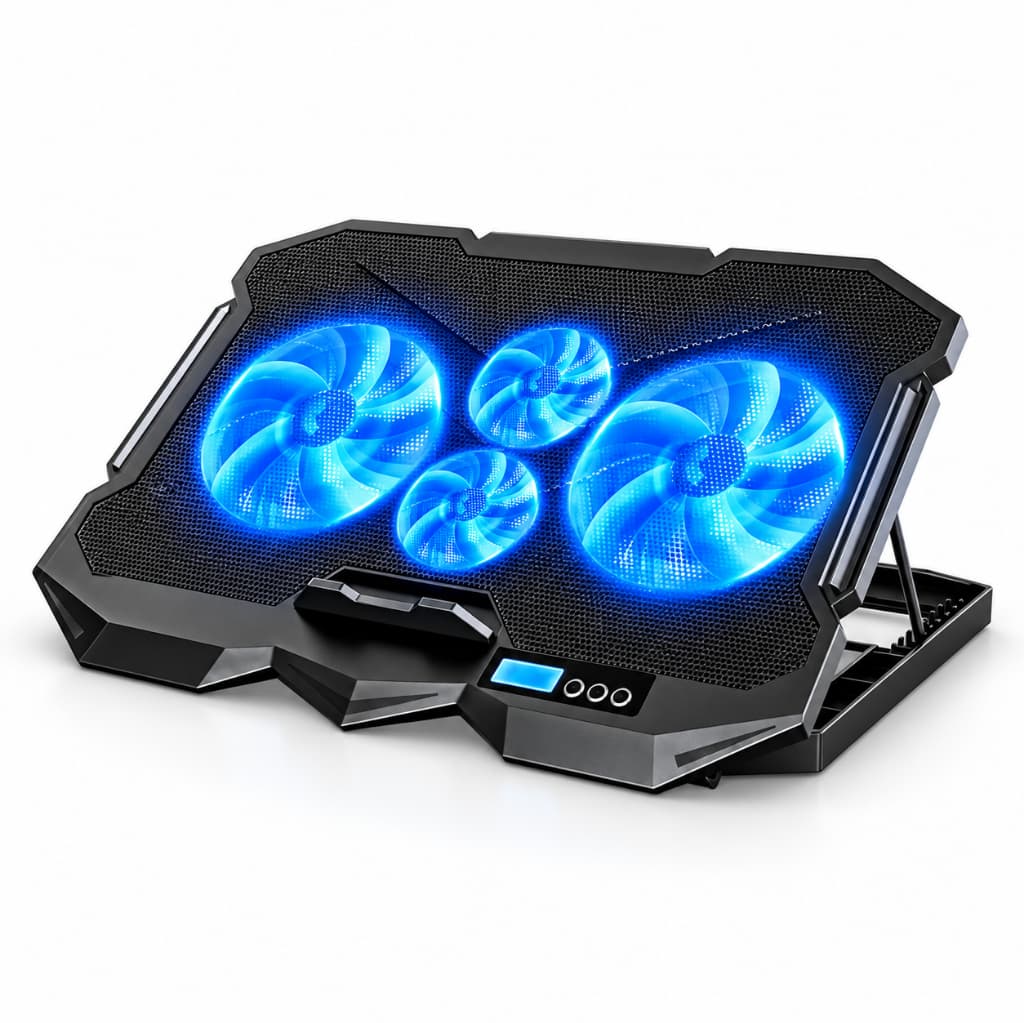 Base Cooler para Notebook com 4 Ventoinhas USB Suporte Gamer Refrigerado