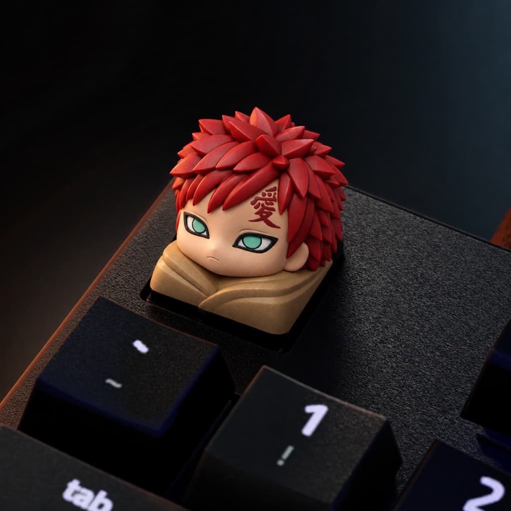 Keycap Gaara Naruto Tecla de teclado mecânico setup PC personalizado Gaara Naruto Anime