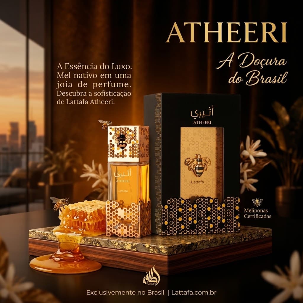 Perfume Árabe Feminino Atheeri  EDP 100ml Original Importado
