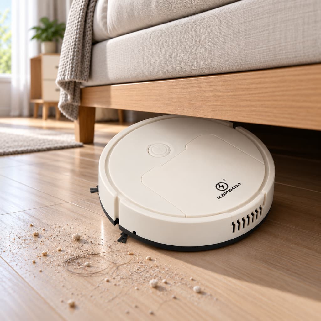 Robô Aspirador De Pó Inteligente 3 Em 1 Cm Sensor Passa Pano Limpa Casa