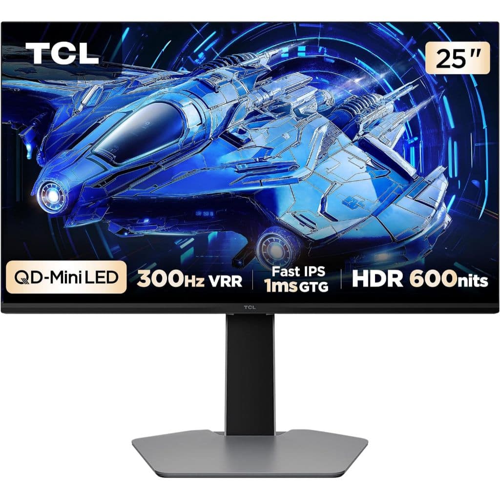 Monitor Gamer TCL 25" QD-Mini LED 300Hz 1ms 25G64