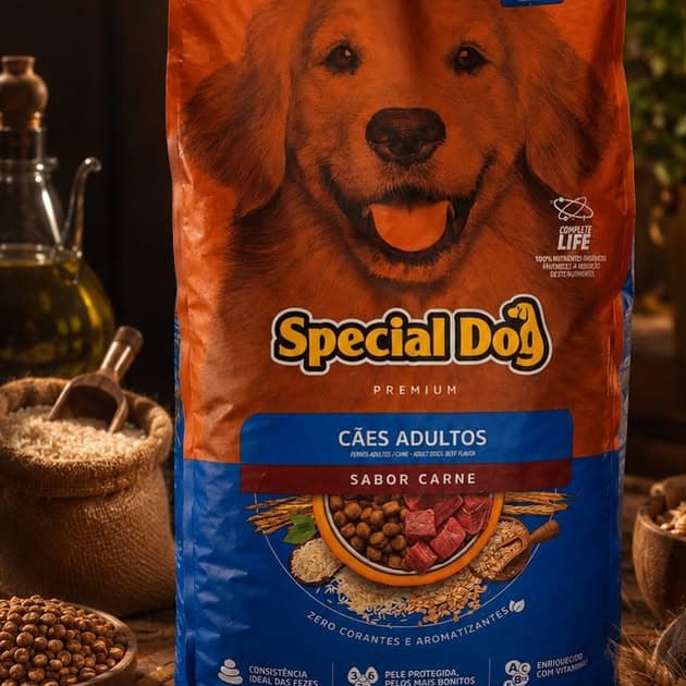 RAÇÃO PARA CACHORRO SPECIAL DOG CARNE