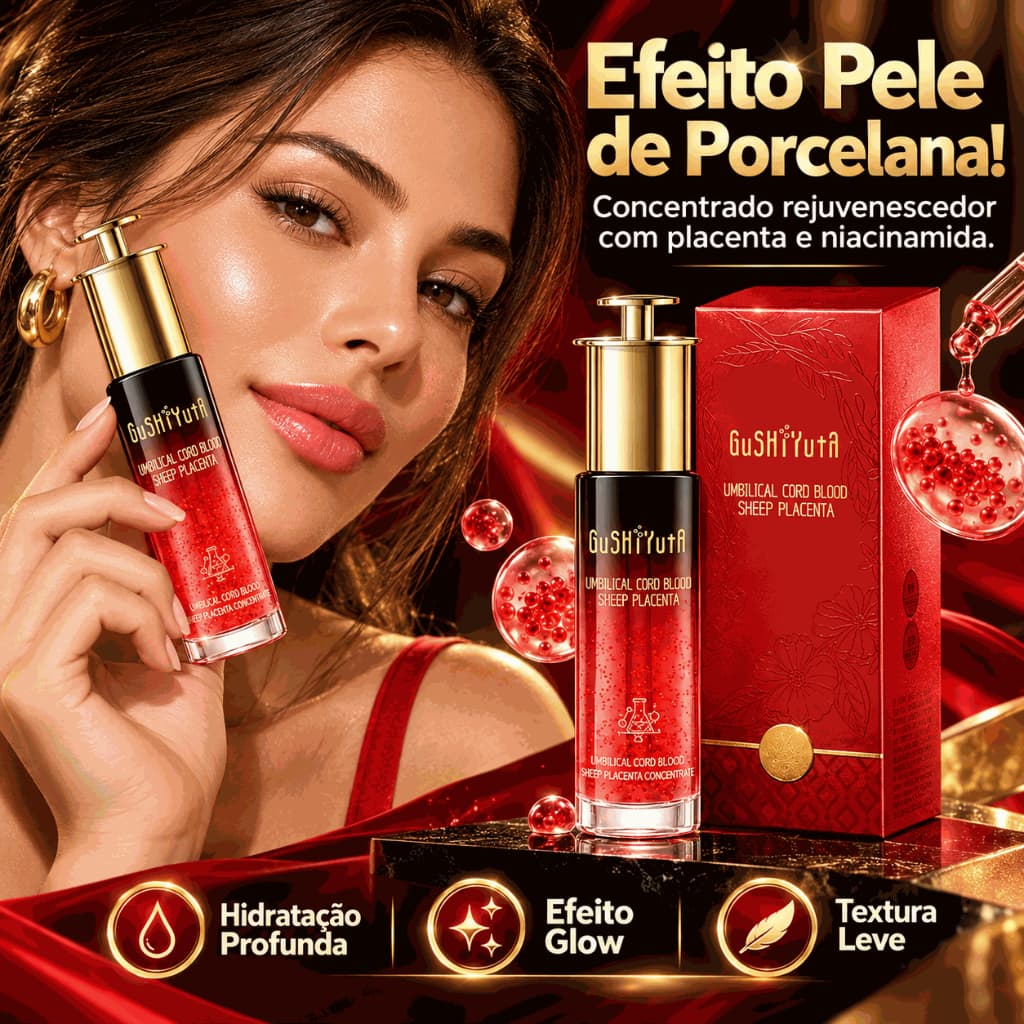 Sérum Facial Concentrado Anti-idade com Niacinamida, Ácido Hialurônico e Peptídeos | Hidratante Facial com Microcápsulas