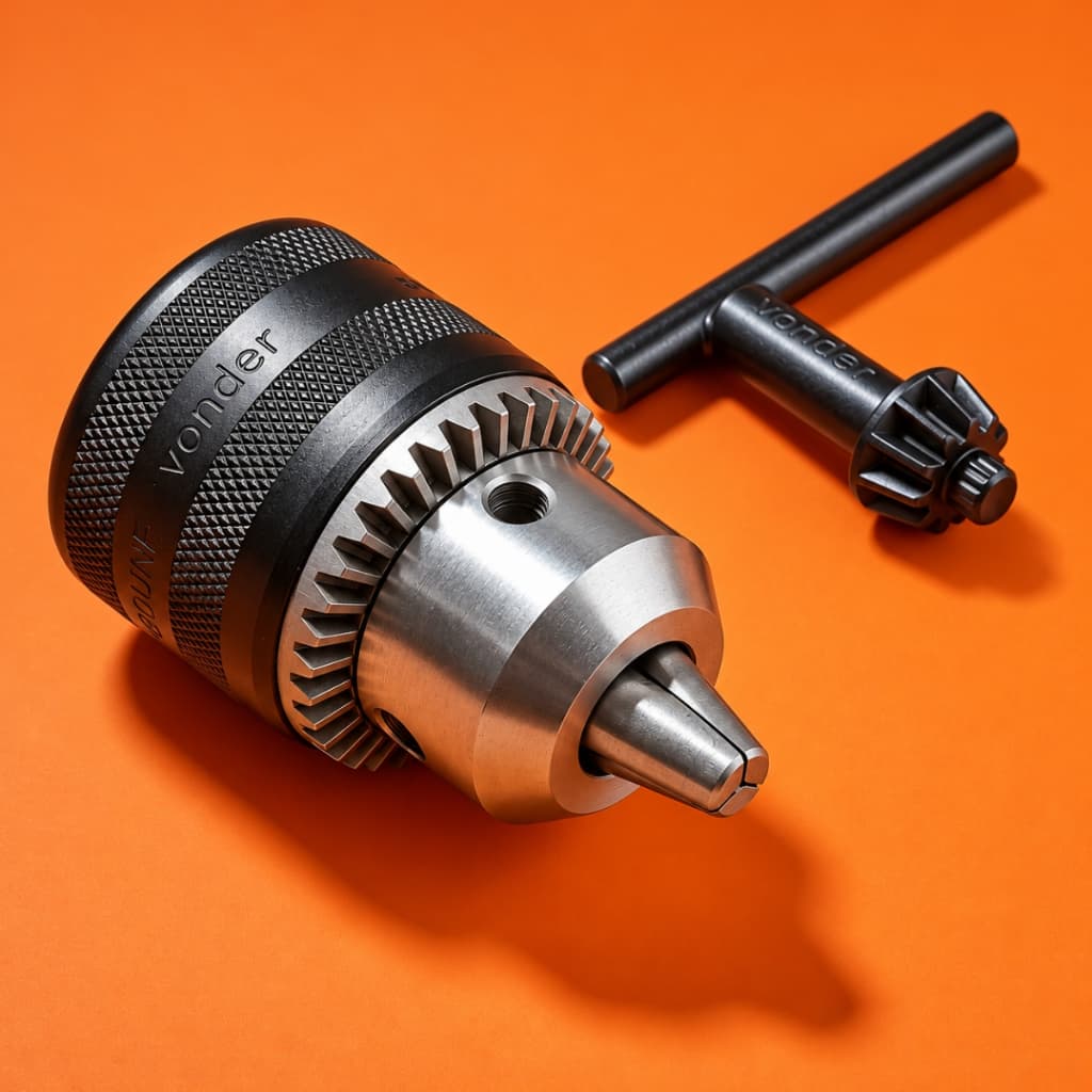 Kit Mandril 1/2" 13mm 20unf com Chave Aperto P/ Furadeira Parafusadeira Chave de Impacto