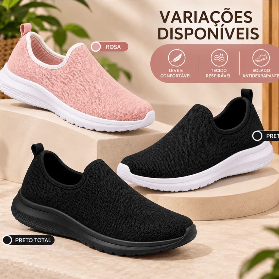 Tênis Meia Feminino Esportivo Academia Corrida Caminhada Tenis meia feminino Botinha Casual Esportiva Calce facil