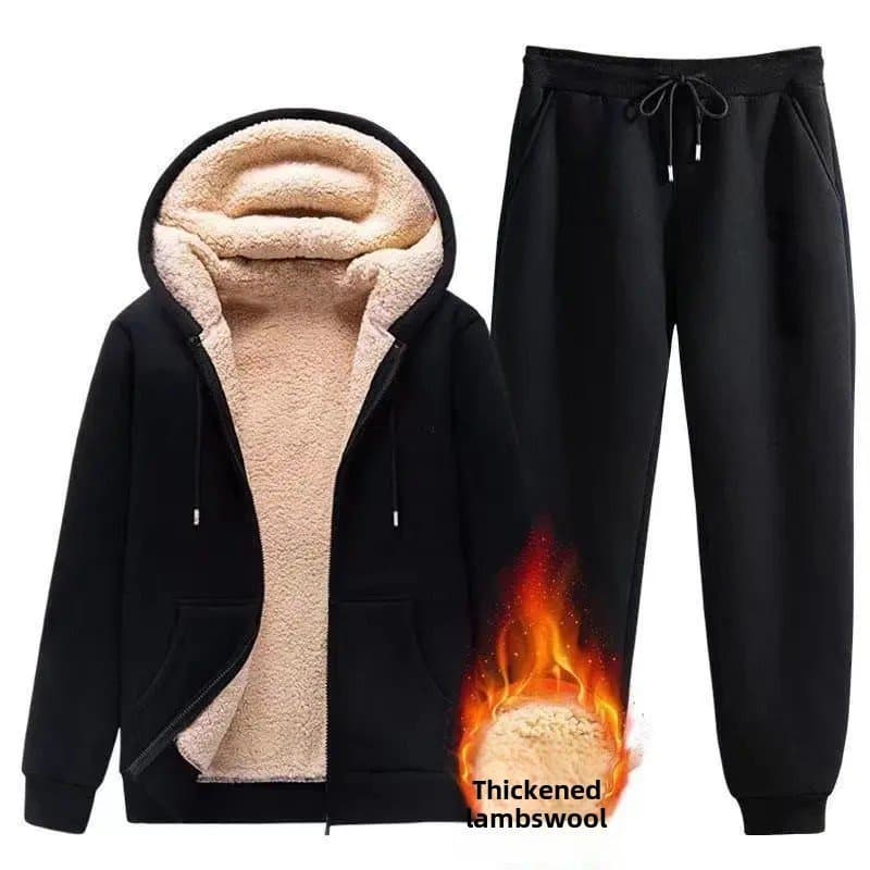 Conjunto Moletom Masculino/Feminino – Alta Qualidade Moletom Grosso Peluciado Adulto – Blusa + Calça