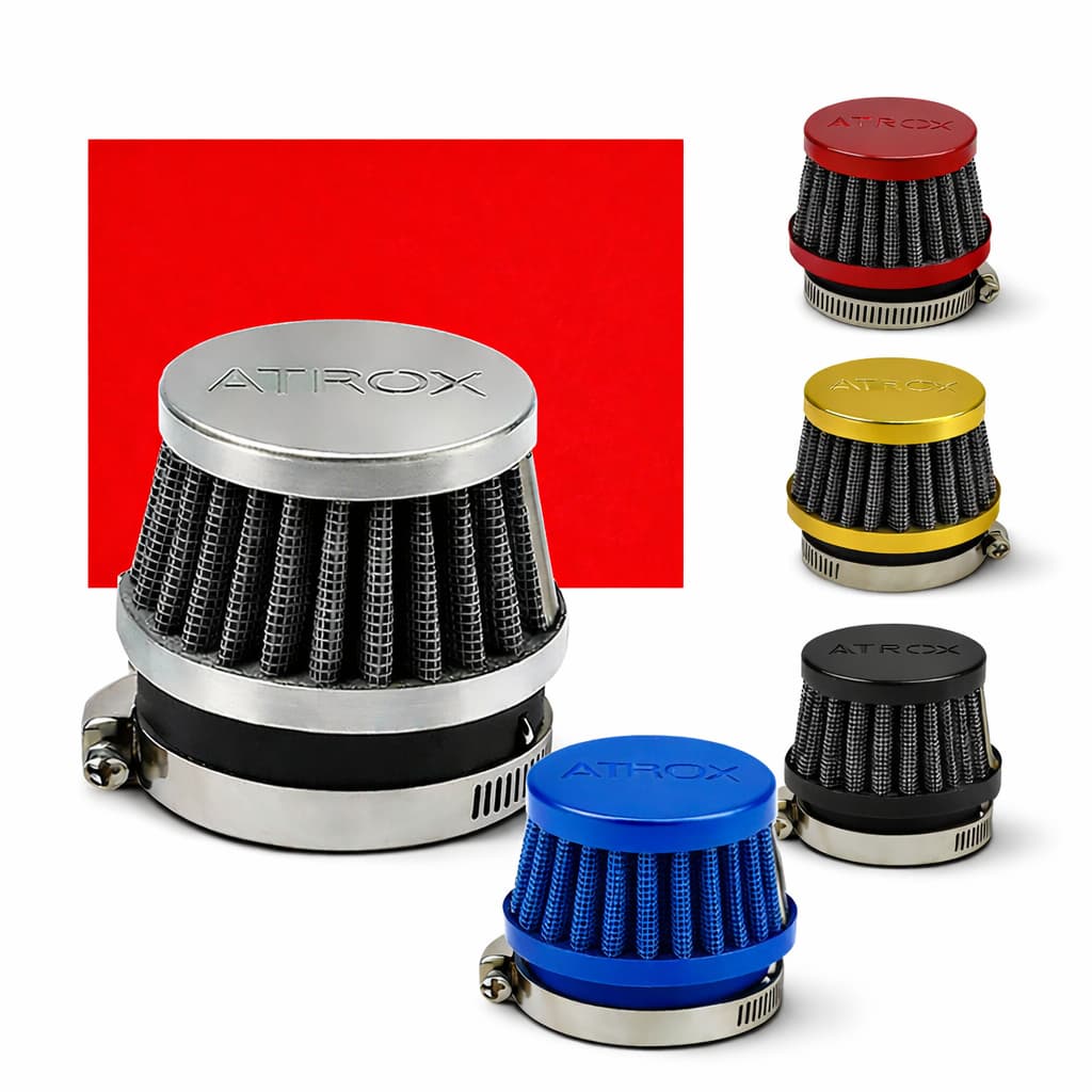 Filtro De Ar Moto Esportivo Reto Universal Com Adaptador