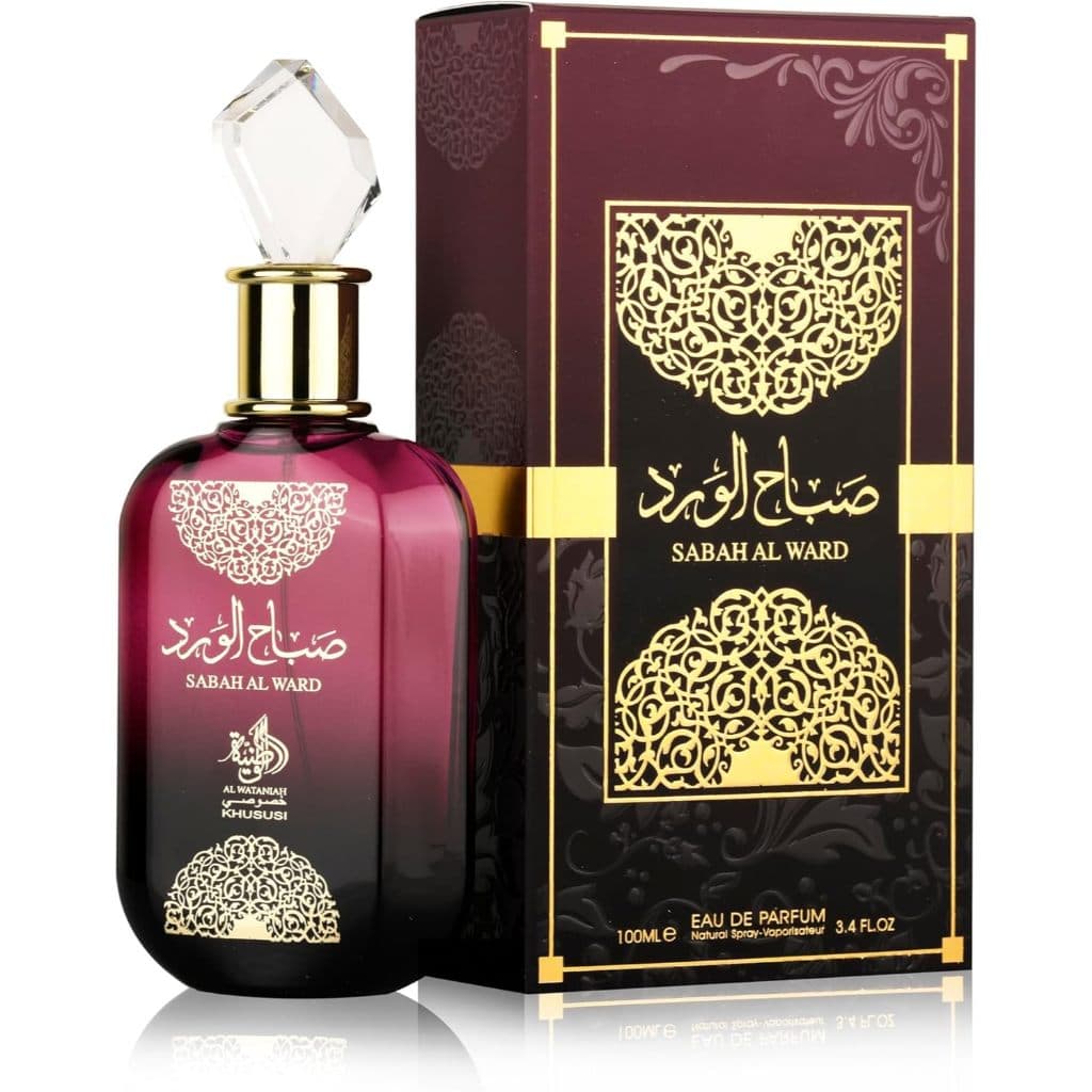 Perfume Sabah Al Ward 100ml EDP Árabe Original Importado Luxo Feminino Fixação Intensa