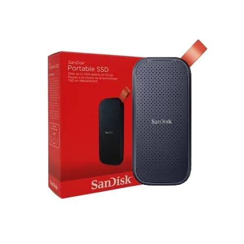 SSD Externo Portátil SanDisk - 1TB - 2TB - USB 3.2 Alta Velocidade – Modelo SDSSDE30