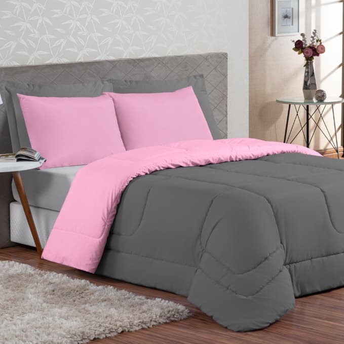 Kit Ternura Casal Queen Edredom + Jogo Lençol Roupa De Cama