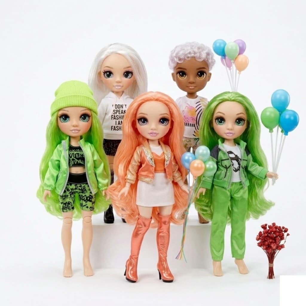 Boneca Rainbow High Junior High Jade Hunter Articulada
