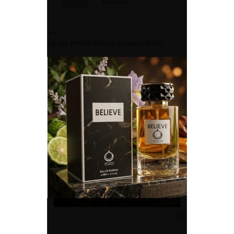 Believe Orygens Eau de Parfum 100ml Perfume Importado Masculino/Unissex