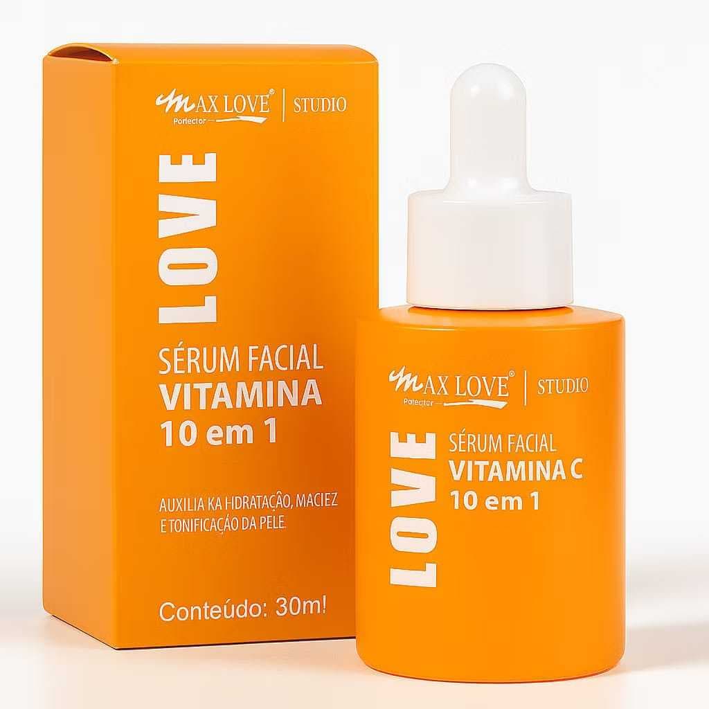 Sérum facial Vitamina C para o rosto nutrição e hidratação