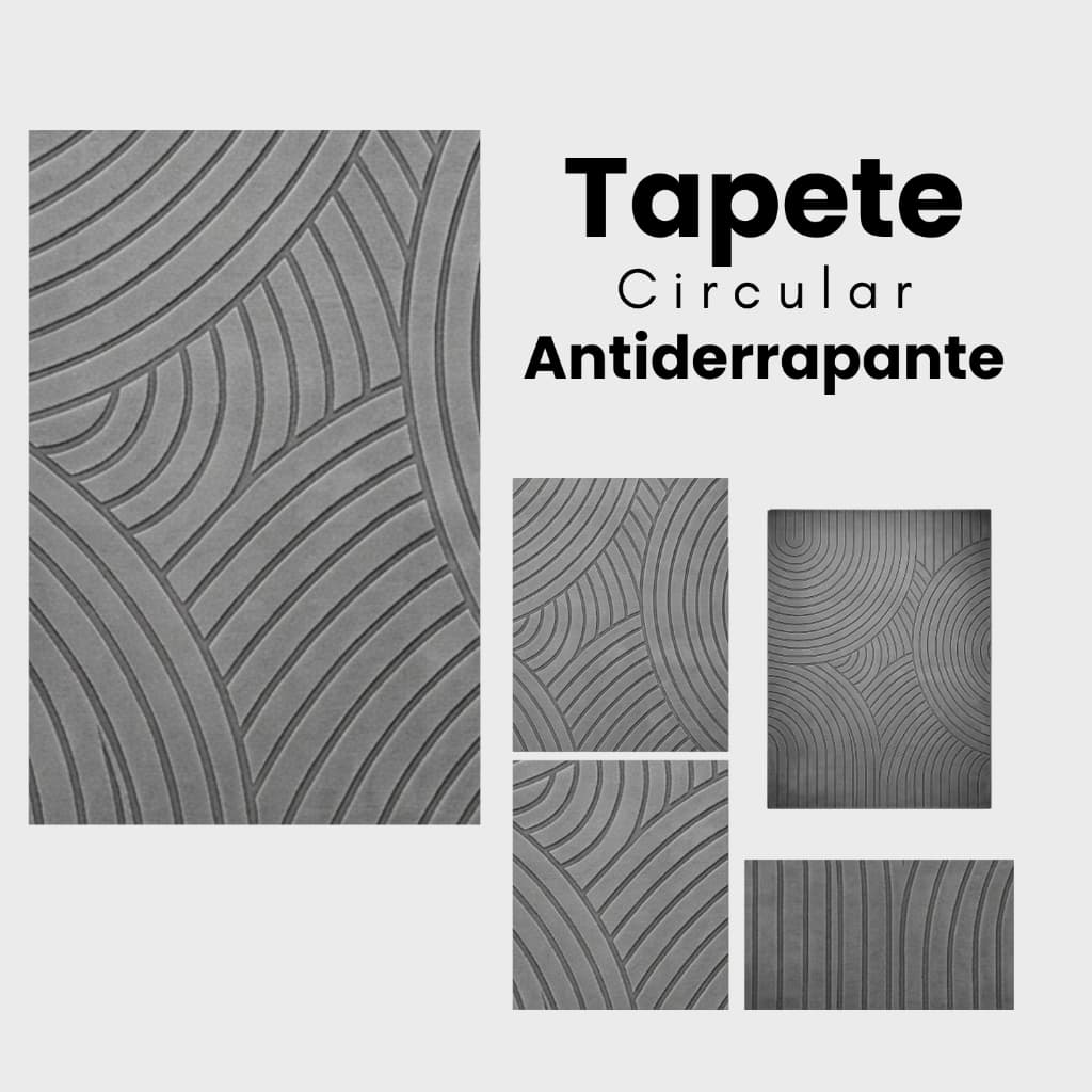 Tapete Antiderrapante 1,40x2,00 Premium Sala Estar Hipoalergênico Limpeza Rápida Toque Agradável