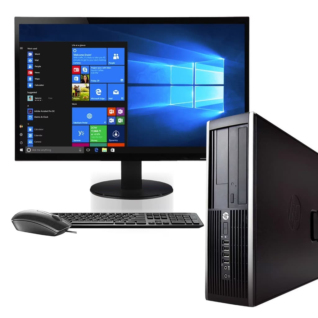 Computador HP core-i5  HD 500/1tb + monitor 19' polegadas + kit teclado mouse caixa de som usb**ENVIO IMEDIATO