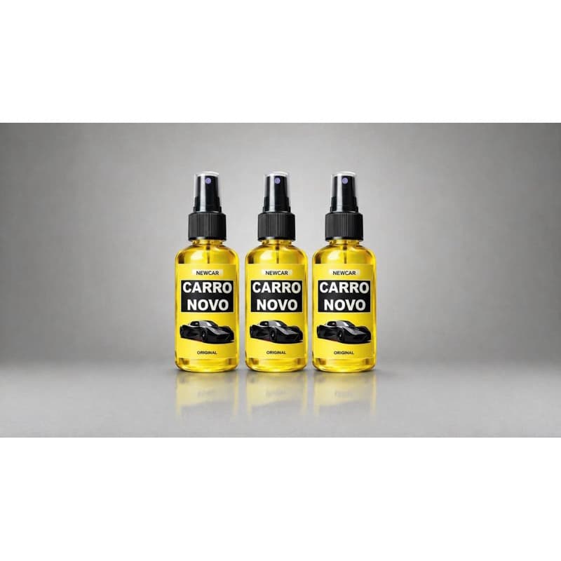 Kit com 3 cheirinhos para carro, perfume leve para carros new car aroma carro novo