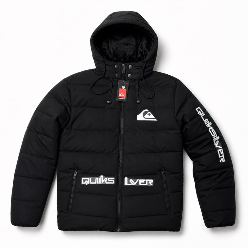 Jaqueta Bobojaco Quiksilver Masculina Peluciado Inverno Capuz Removível Premium Grosso Forrado