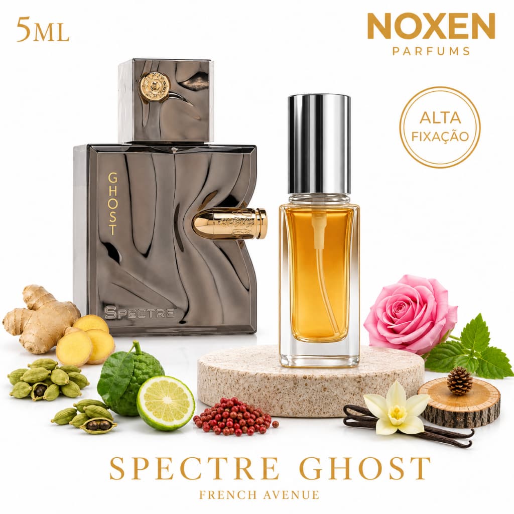 Perfume Masculino 5ml Premium Ghost Spectre French Avenue Importado Vidro Spray
