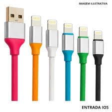 Cabos Coloridos com entrada Tipo-C (USB-C), ideal para os smartphones Android,tablets e notebooks.