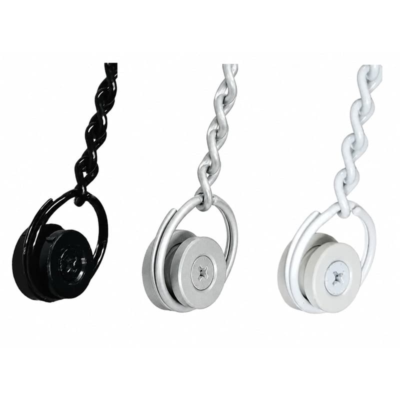 Kit Corrente Janela Basculante + Argola + Calota para Janela - Kit completo!