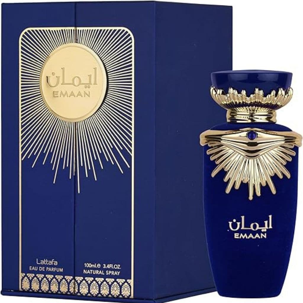 Perfume Emaan Eau de Parfum Lattafa 100ml, Perfume Emaan Lattafa 100ml Eau de Parfum Feminino Original Importado
