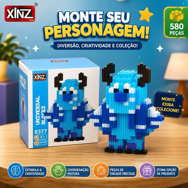 LEGO BLOCO DE MONTAR MOSTROS S.A