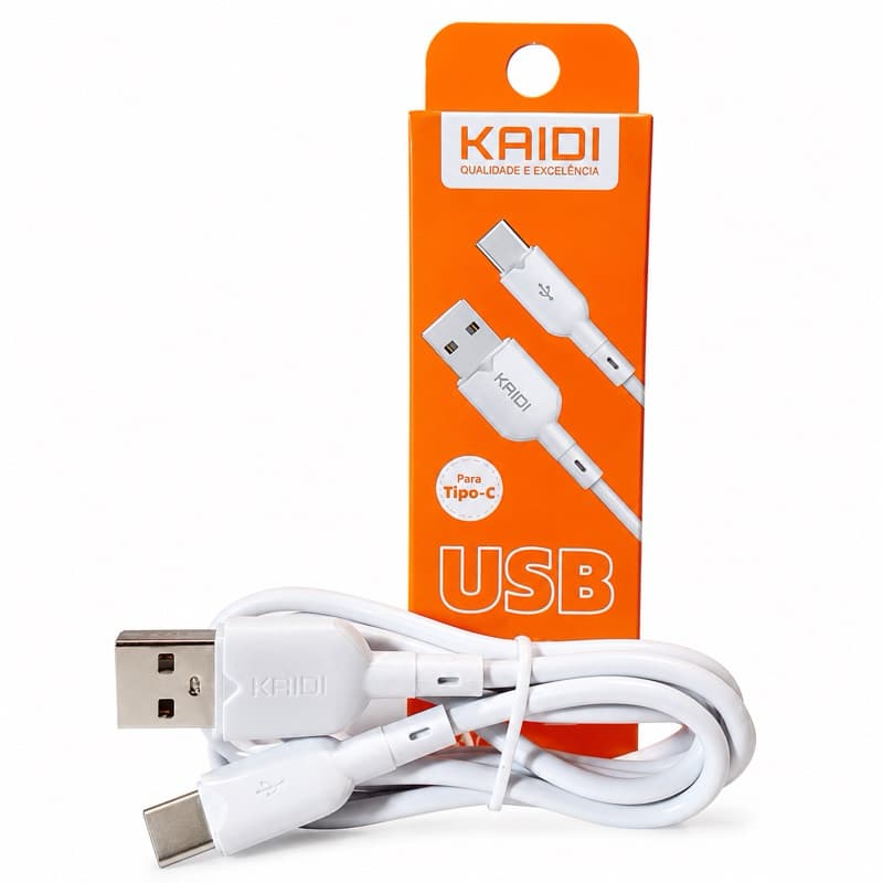 Cabo para Celular de Carga e Dados Cabo Rápido Carregador USB Kaidi